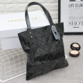 Fashion diamond ladies handbags women tote bags reusable shopping bags with logo geometric bag