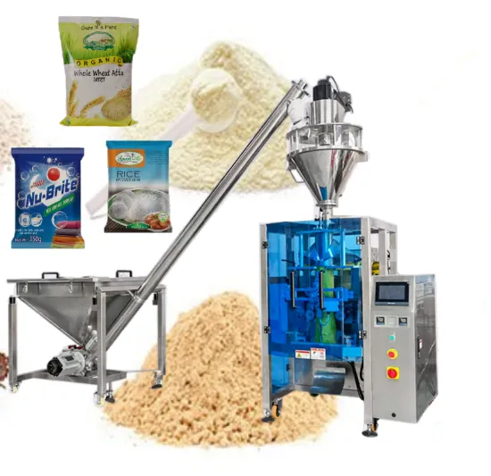 Spice Packaging Machine for Soap, Wheat, Saffron, Sugar, Bag, Corn Flour, Coconut Powder, and Instant Coffee" 

However, to make it more concise and focused:

"Spice Packaging Machine for Various Powders