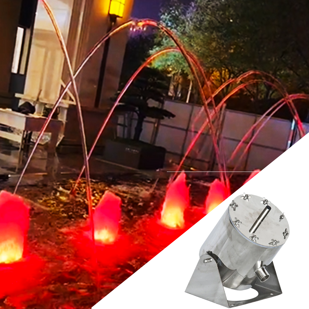 Jumping jet fountain