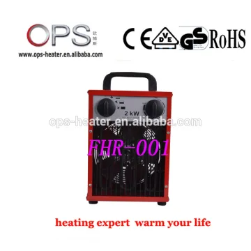 Portable 220v electric plastic fan heater