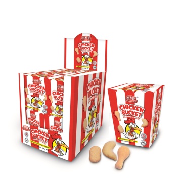 Sweet Chicken Bucket Gummy Candy With Jam
