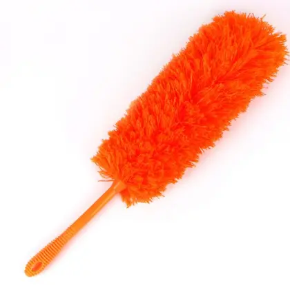 Fibre feather duster brusher