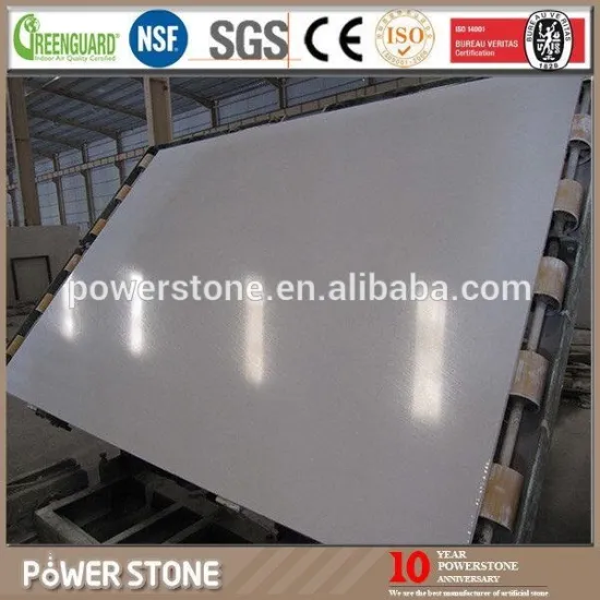 White Crystal Quartz Stacked Stone, 93% Quartz White Stone, Competitive China Pure White Quartz Price