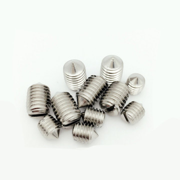 High-Quantity M4x10mm Slotted Set Screws in Plain Stainless Steel 304: Quick Online Purchase with DIN Cartons and Plastic Bags