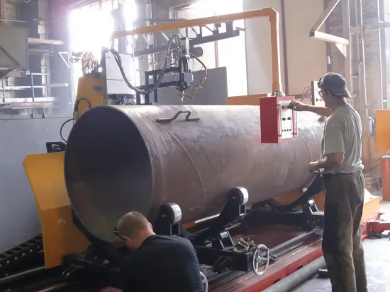 Pipe Cutting and Bevelling Machine