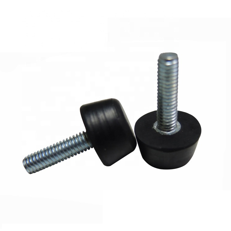 Rubber damping screw