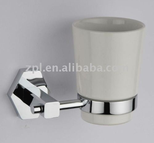 Wall mounted brass chrome plated tumbler holder L8703