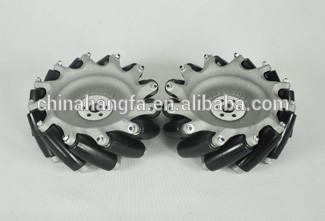 8 inch Aluminum hub robot mecanum wheel