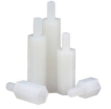 Male Nylon Hexagonal PCB Spacers and Standoffs for M2/M2.5/M3/M4/M5