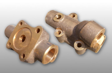 Casting Conector de tubería de bronce
