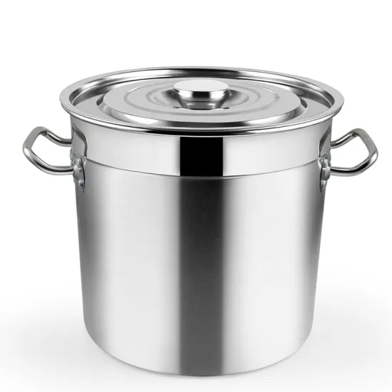 Big Volume Tall Straight-shape Soup Stew Pots