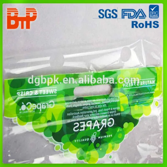 laminated grape bag with slider,vent bag