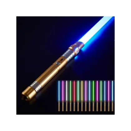 1/2 Scale Metal Hilt LED Swords - 15 Colors Cosplay USB Lightsaber Toy