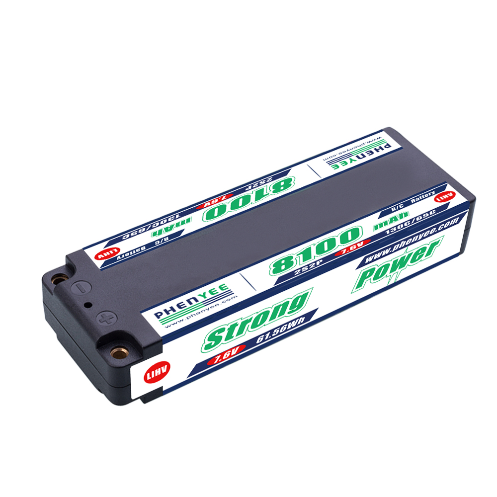 8100mAh 7.6v 2s RC arabası için lipo pil