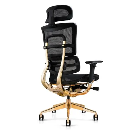 Luxury Golden Executive Ergonomic Chair