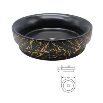 Best Price Round Black Color Bathroom Basin