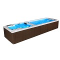 Large jacuzzi hot tub outdoor swimming pool spa