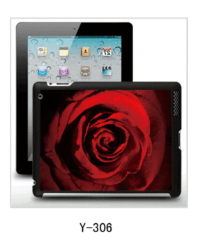 Rose Picture 3d Ipad2/3/4 Case,pc Case Rubber Coated, Multiple Colors Available 