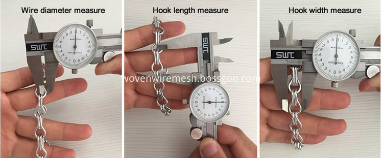 chain link screen measure