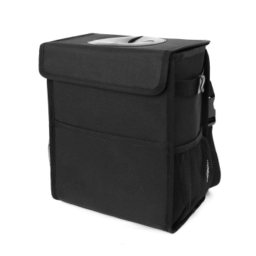 Factory Custom Collapsible 2.25 Gallon Car Headrest Hanging Storage with Mesh Pocket