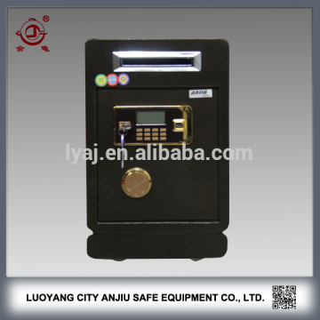 new design all steel electronic drop coin slot safe box for shop