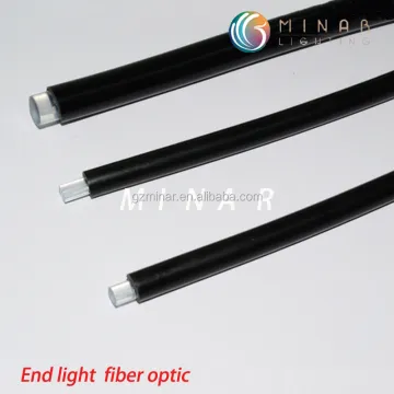 PMMA Solid End Glow Multi-Core Fiber Optic Cable for Swimming Pool
