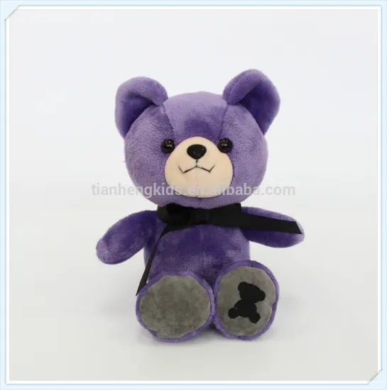 Handmade Bear Soft Toy 25cm - Lilac Gift
