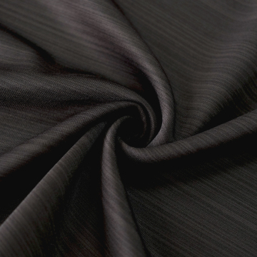 Doris strips stretch interlock tyg 50% polyester 45% garn 5% spandex för jackor