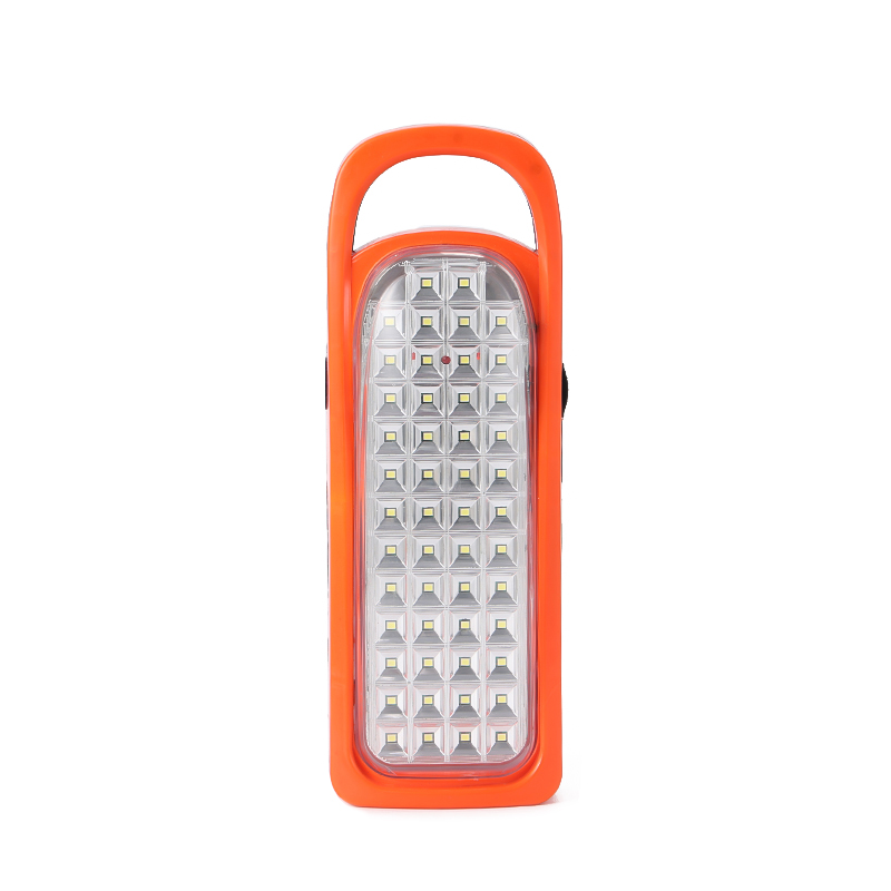 Luz de emergencia LED recargable de plástico para uso en exteriores