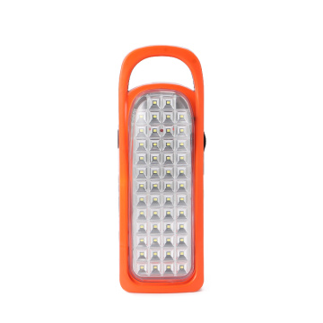 Luz de emergencia LED recargable de plástico para uso en exteriores