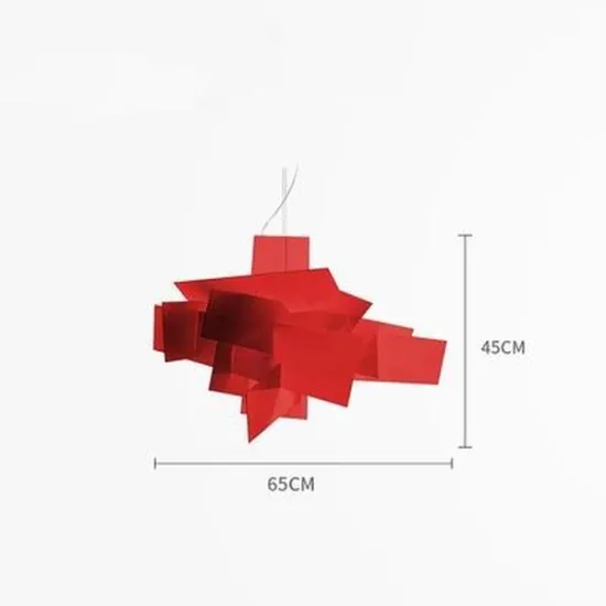 INSHINE Bright Square Hanging Pendant Light