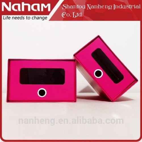 NAHAM cardboard paper gift boxes with clear pvc window