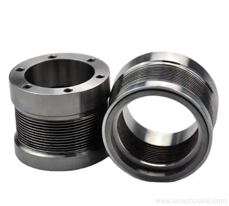 Metal bellows mechanical seal for high-speed pump