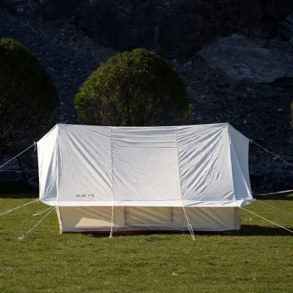 Customized Luxury Safari Glamping Breathable Cabin Tent Yurt Tent Large Cotton Canvas Bell Tent