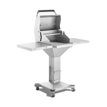 KEYO Outdoor Patio Garden BBQ Barbecue Barbeque bbqgrills Stainless Steel Pedestal Standing Charcoal Column Grills