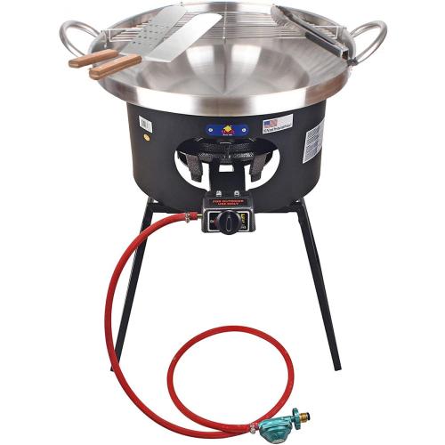 Outdoor Cooking Set With Comal burner Stand