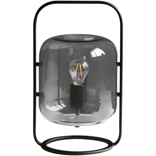 INSHINE Grey Glass Stand Table Lamp