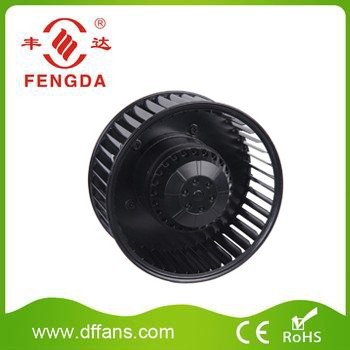 external rotor motor powered forward centrifugal fan