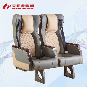 China Hot Sale Kursi Bus Kulit VIP Dengan Isi Busa PU