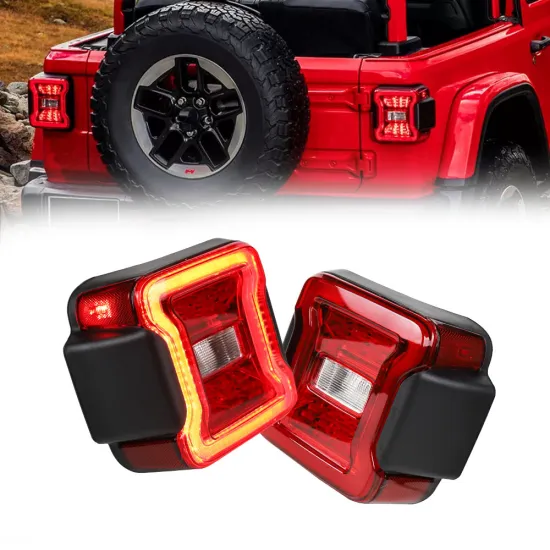 LED Tail Light for 18-24 Jeep Wrangler JL with BSM America Version - Plug and Play