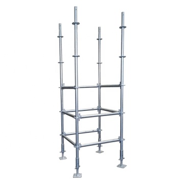Ringlock Steel Scaffolding: Q235 Carbon Steel Construction Standard Scaffold