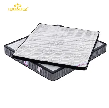 Queendom Bamboo Knitted Fabric latex foam Mattress in-a-box