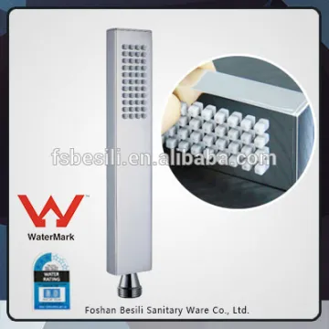 square water saving australian bathroom hand shower with WELS ARB010