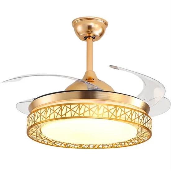 Invisible Living Room Fan Light - 42 Inch Ceiling Silent Fan Chandelier