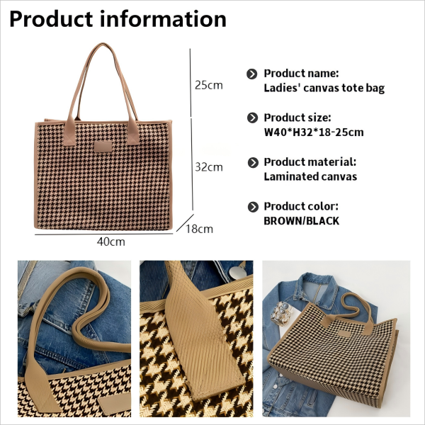 다재다능하고 간단한 여성 토트 백 Versatile and simple women's tote bag