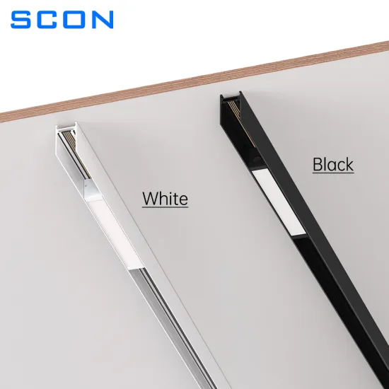 Modern Aluminum Surface Mounted LED Magnetic Track Light for Indoor Ceiling