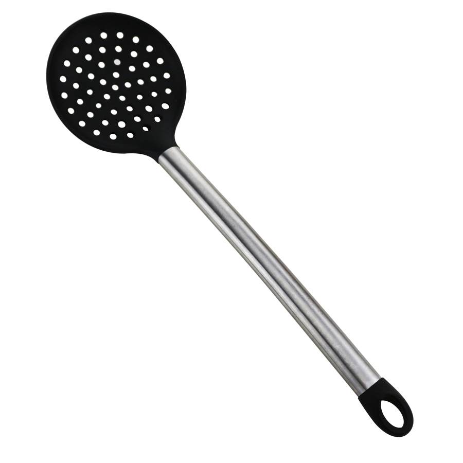 Utensilio de cocina de silicona que mezcla la cuchara para servir.