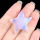 Opalite 30mm Smiling Starfish Pendant & Ornament for Home Decoration Handmade Craved Stone Solar