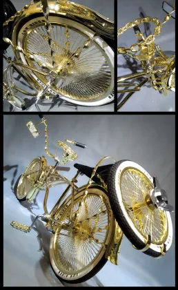 20 Inch Lowrider Retro Bike Harley-Davidson Style West Coast Chicano Custom Cruiser Bike