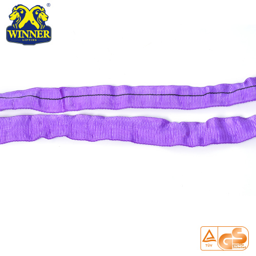 1T To 12T Round Sling Color Code Nylon Webbing Sling